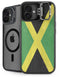 Jamaica Flag Distressed iPhone 16 Kickstand Case
